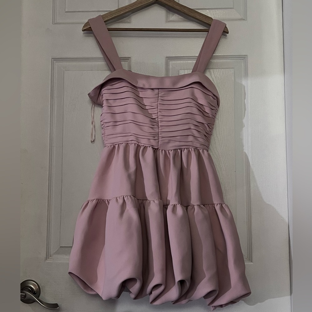 Light pink Zara bubble dress